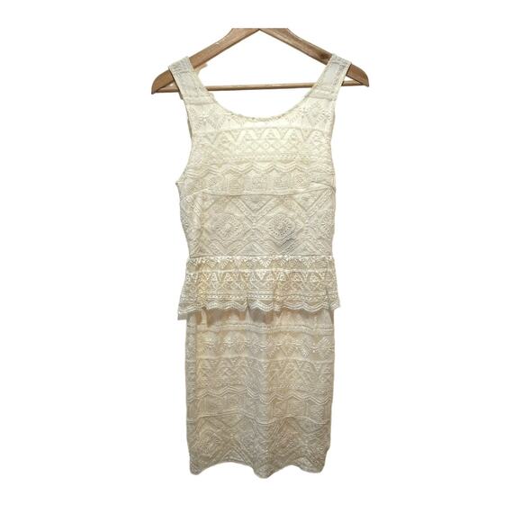 ⭐️ American Eagle Outfitters Lace Design Sleeveless Mini Dress Zipper Y2K Fairy - Picture 1 of 7
